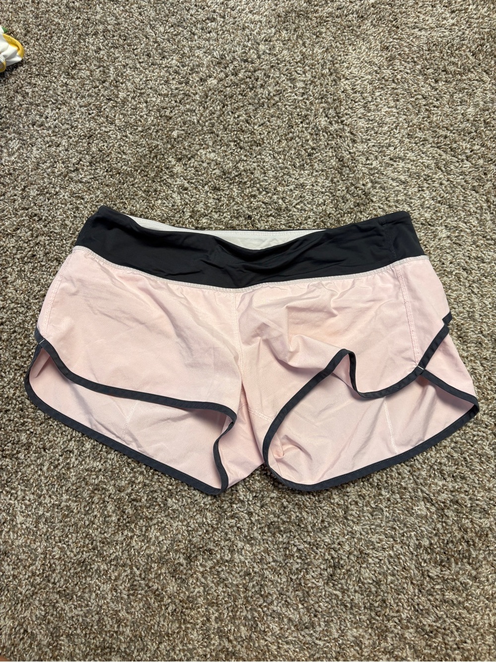 Lululemon Speed Short black and baby pink